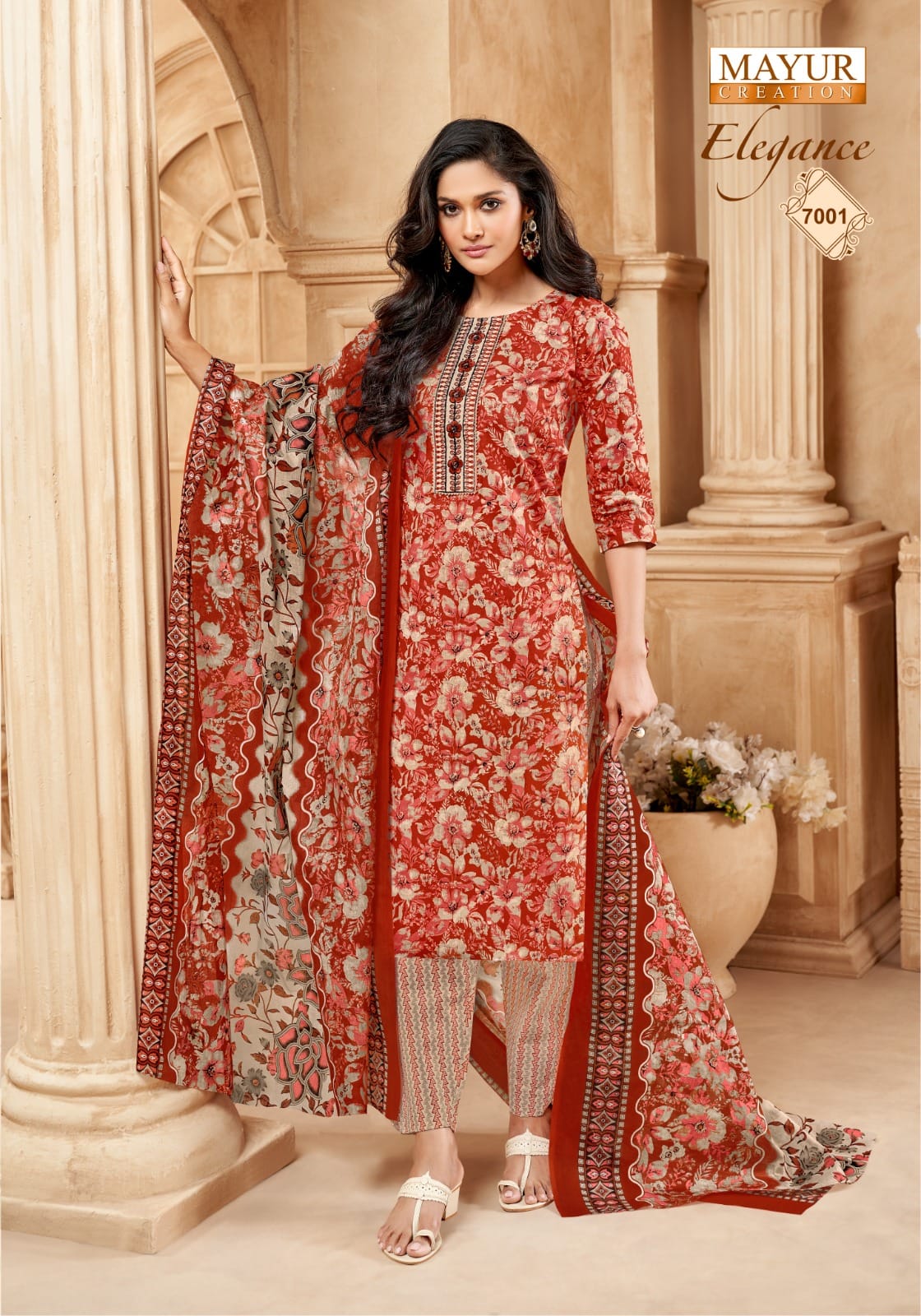 Elegance Vol 7 Mayur Creation Cotton Dress Material Manufacturer India