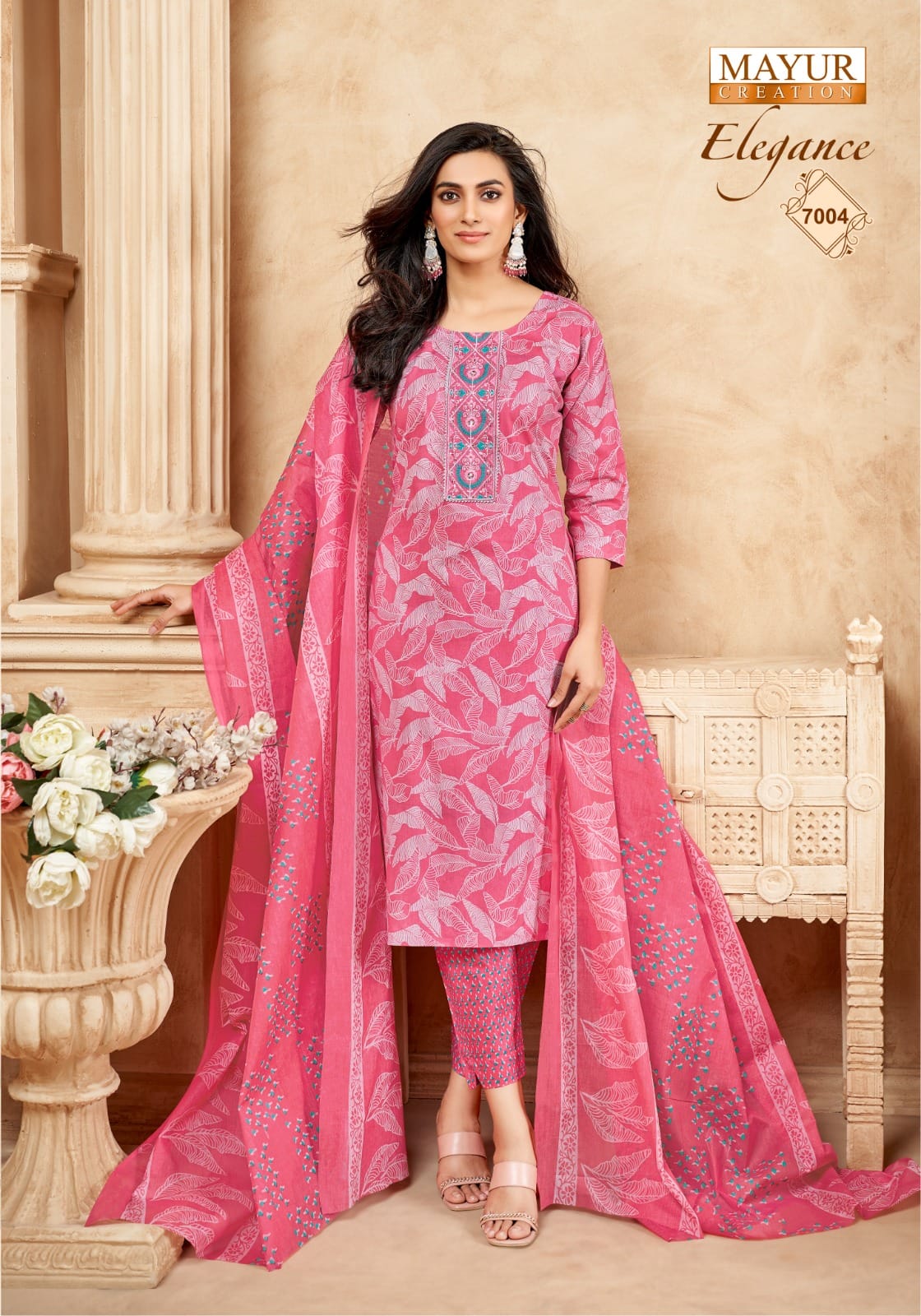 Elegance Vol 7 Mayur Creation Cotton Dress Material Manufacturer India