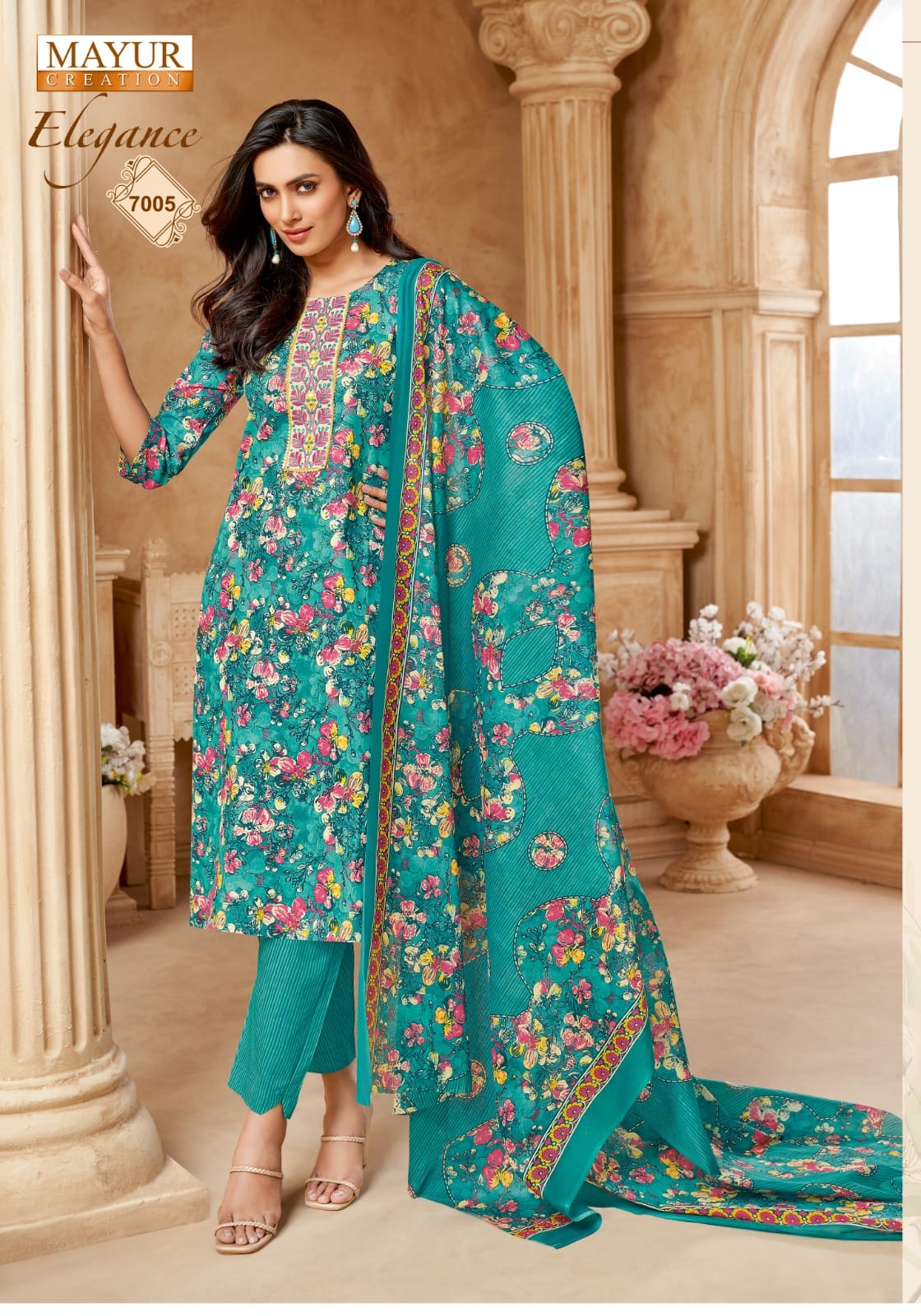 Elegance Vol 7 Mayur Creation Readymade Cotton Pant Suits Wholesale Price