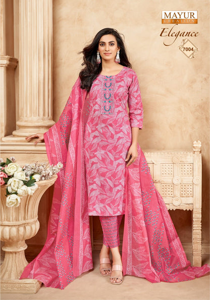 Elegance Vol 7 Mayur Creation Readymade Cotton Pant Suits Wholesale Price