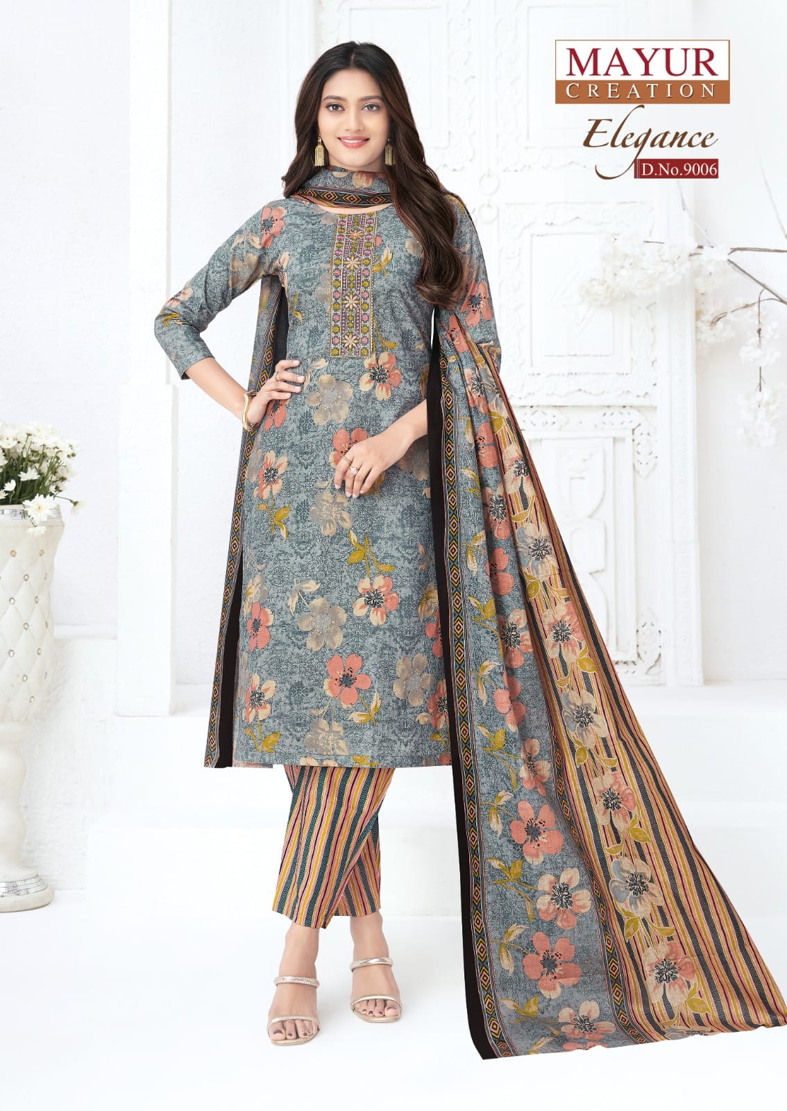 Elegance Vol 9 Mayur Creation Readymade Cotton Pant Suits Manufacturer Ahmedabad