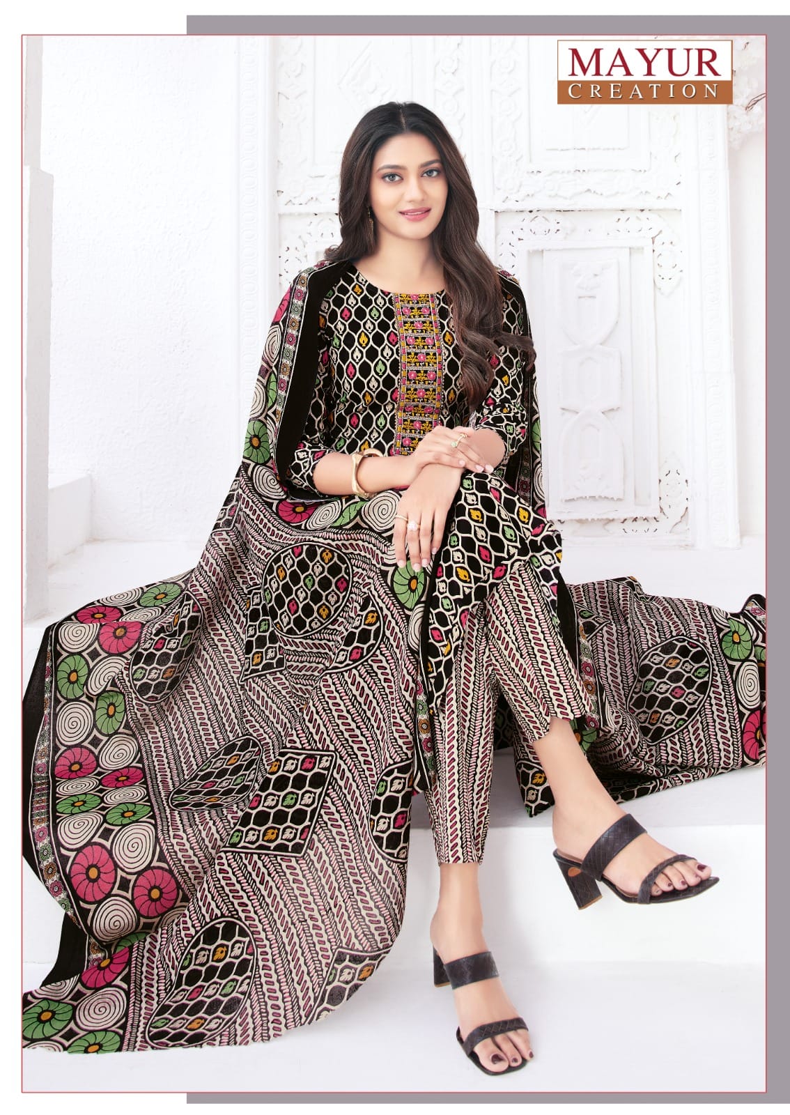 Elegance Vol 9 Mayur Creation Readymade Cotton Pant Suits Manufacturer Ahmedabad