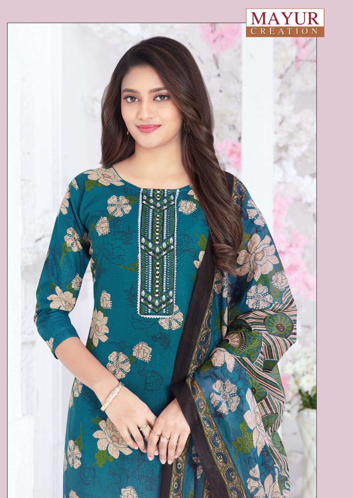 Elegance Vol 9 Mayur Creation Readymade Cotton Pant Suits Manufacturer Ahmedabad