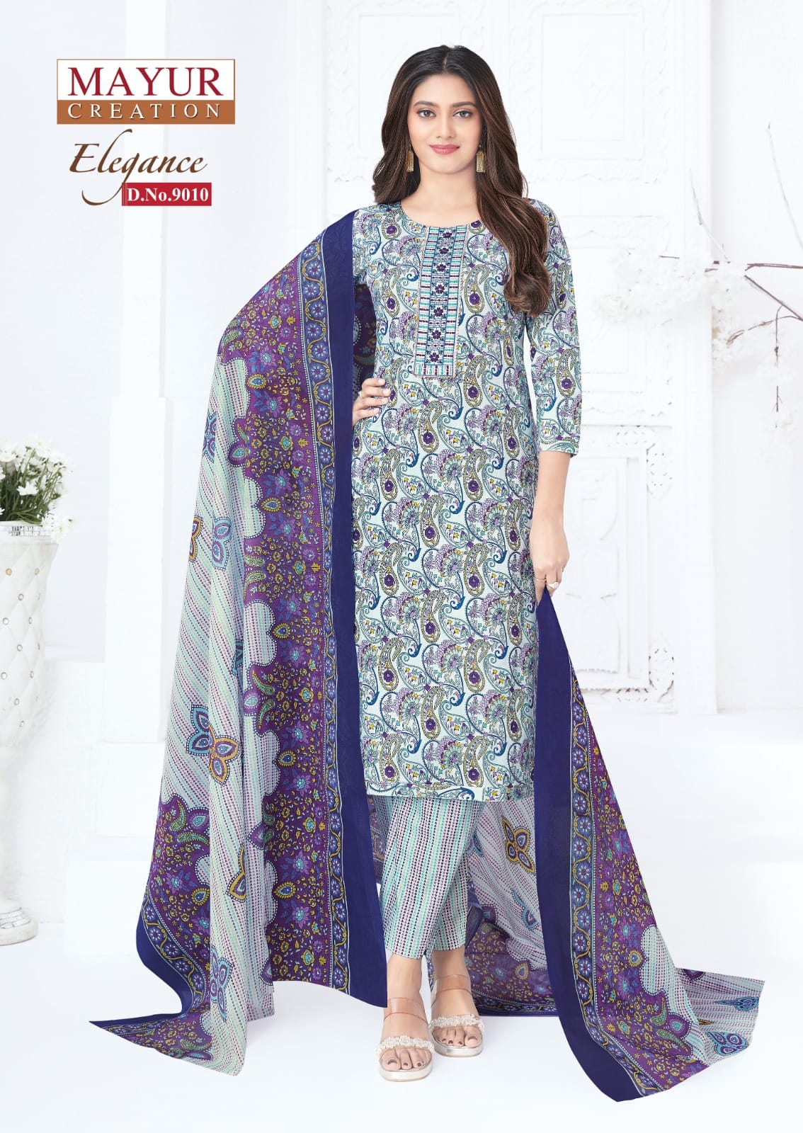 Elegance Vol 9 Mayur Creation Readymade Cotton Pant Suits Manufacturer Ahmedabad