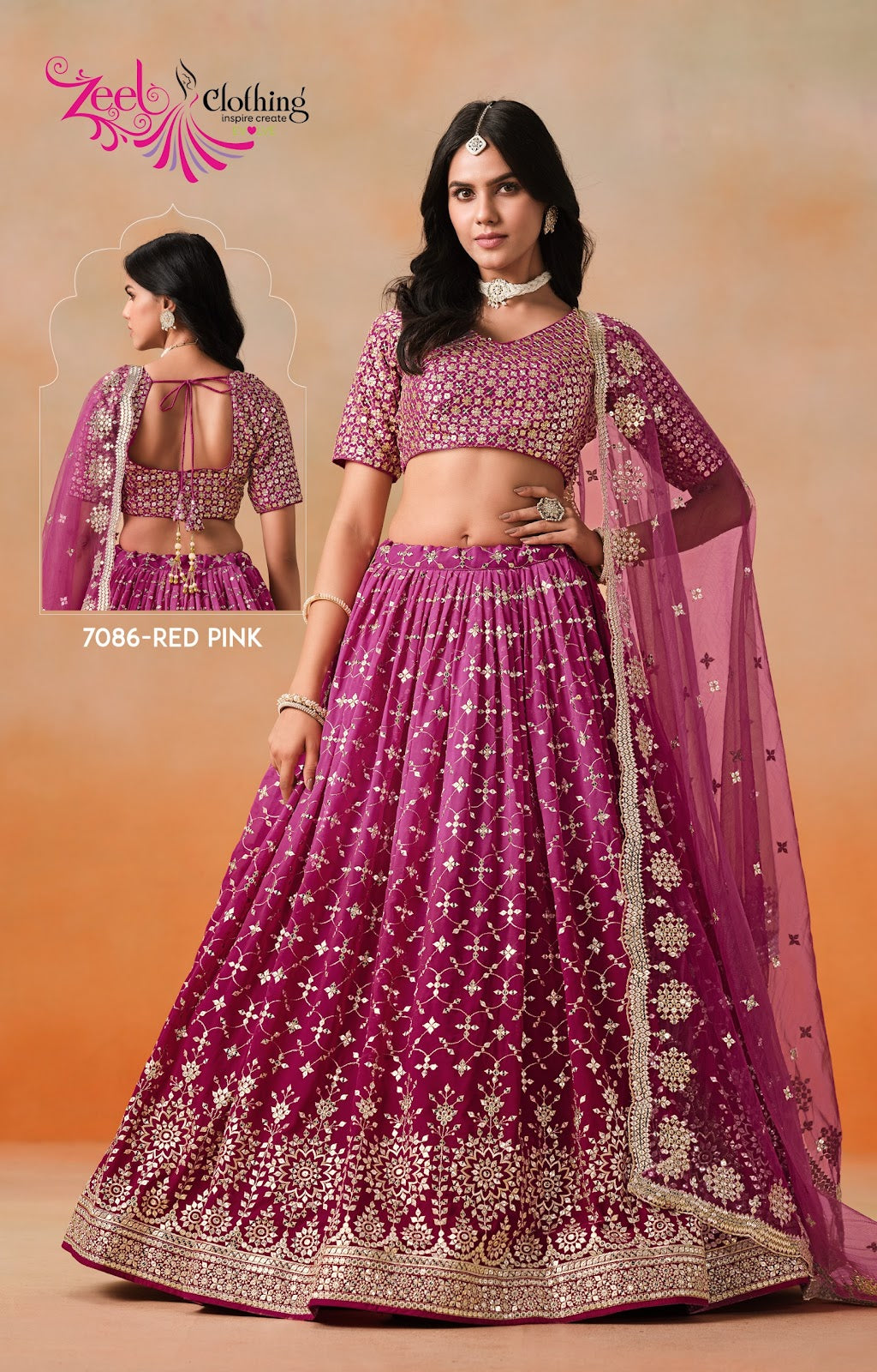 Elegance Zeel Georgette Lehenga Choli Wholesale