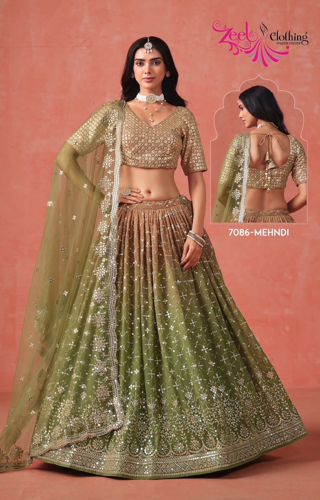 Elegance Zeel Georgette Lehenga Choli Wholesale
