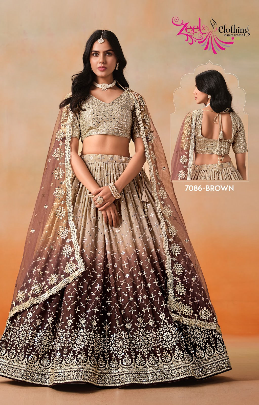 Elegance Zeel Georgette Lehenga Choli Wholesale