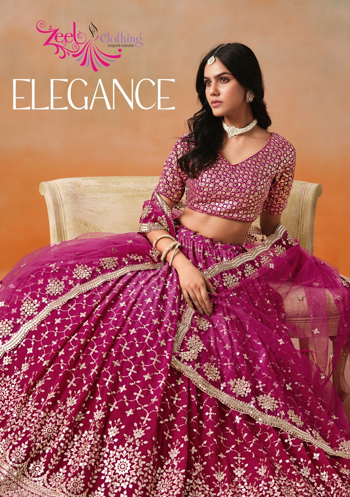 Elegance Zeel Georgette Lehenga Choli Wholesale