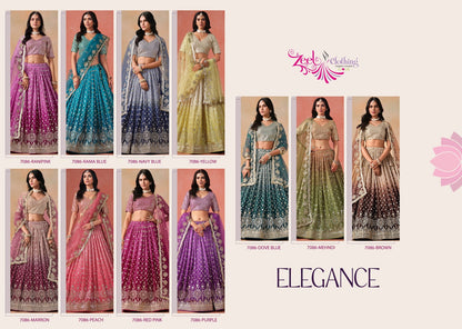 Elegance Zeel Georgette Lehenga Choli Wholesale