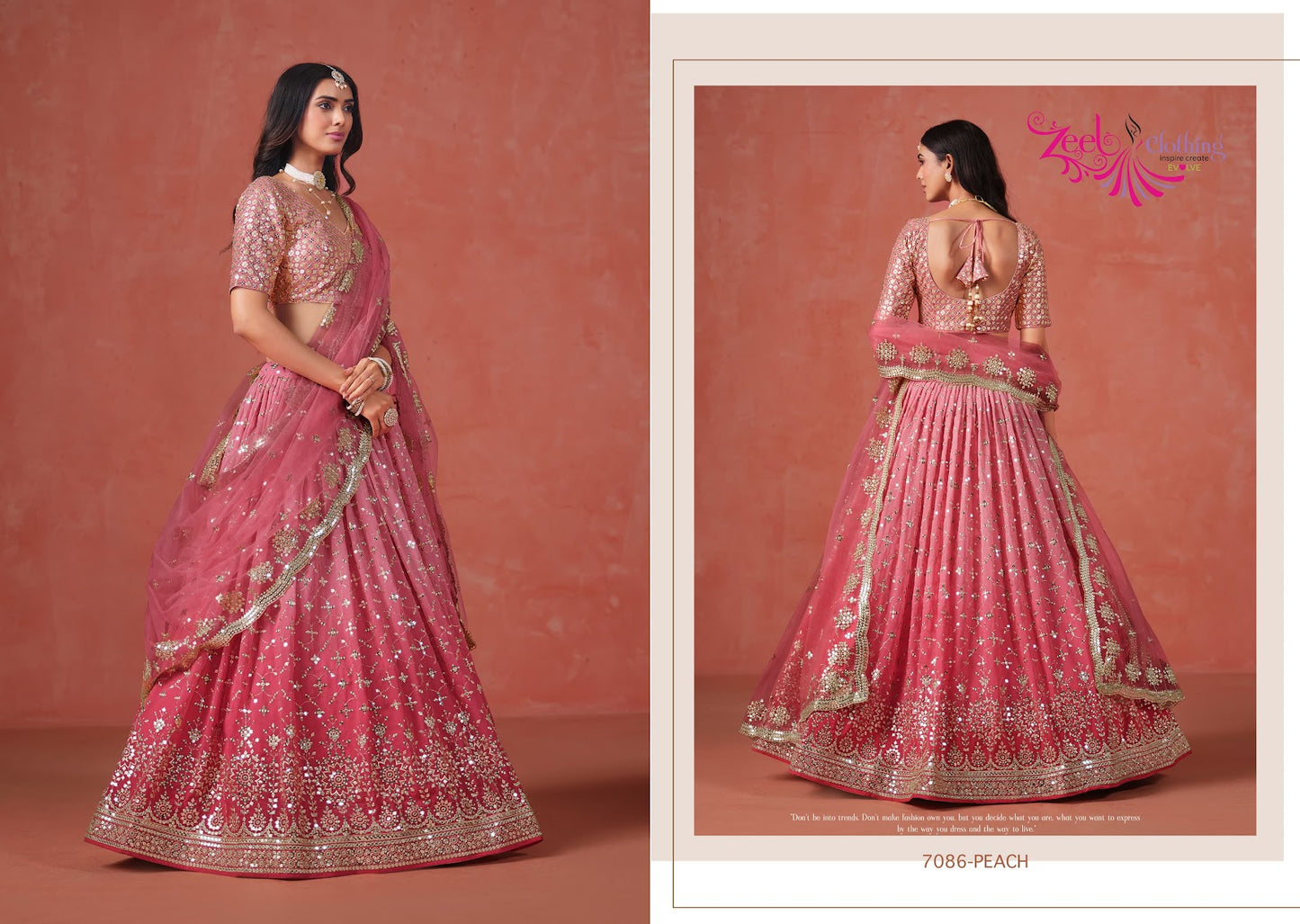 Elegance Zeel Georgette Lehenga Choli Wholesale