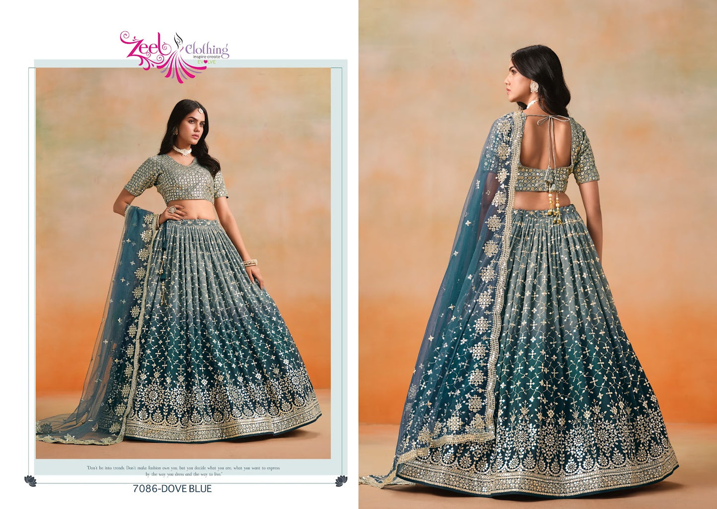 Elegance Zeel Georgette Lehenga Choli Wholesale