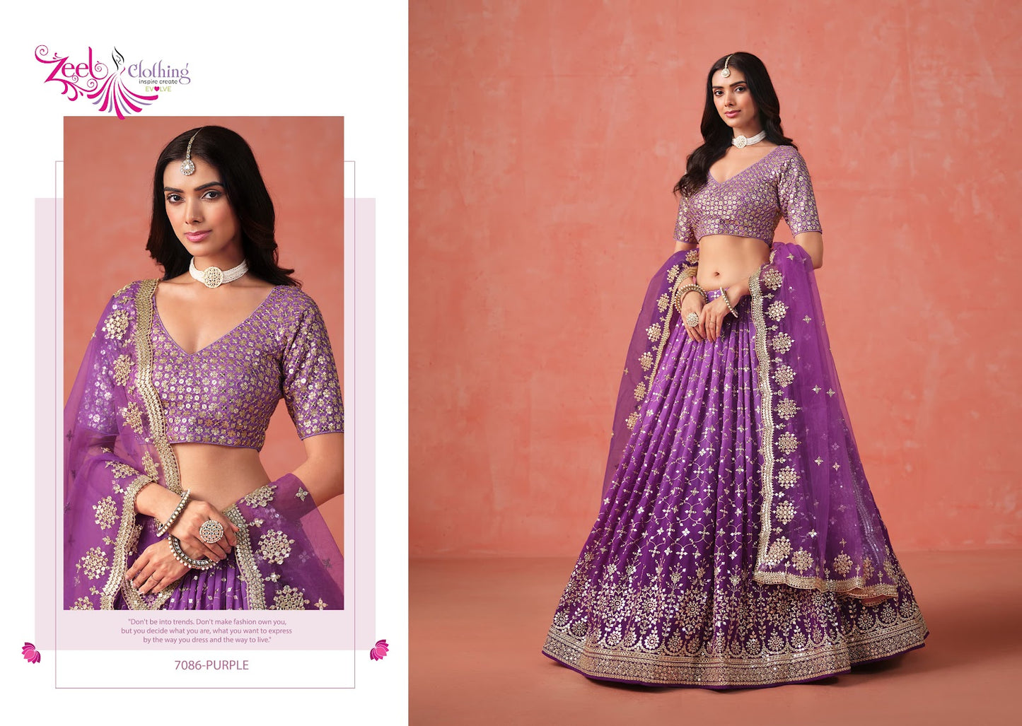 Elegance Zeel Georgette Lehenga Choli Wholesale