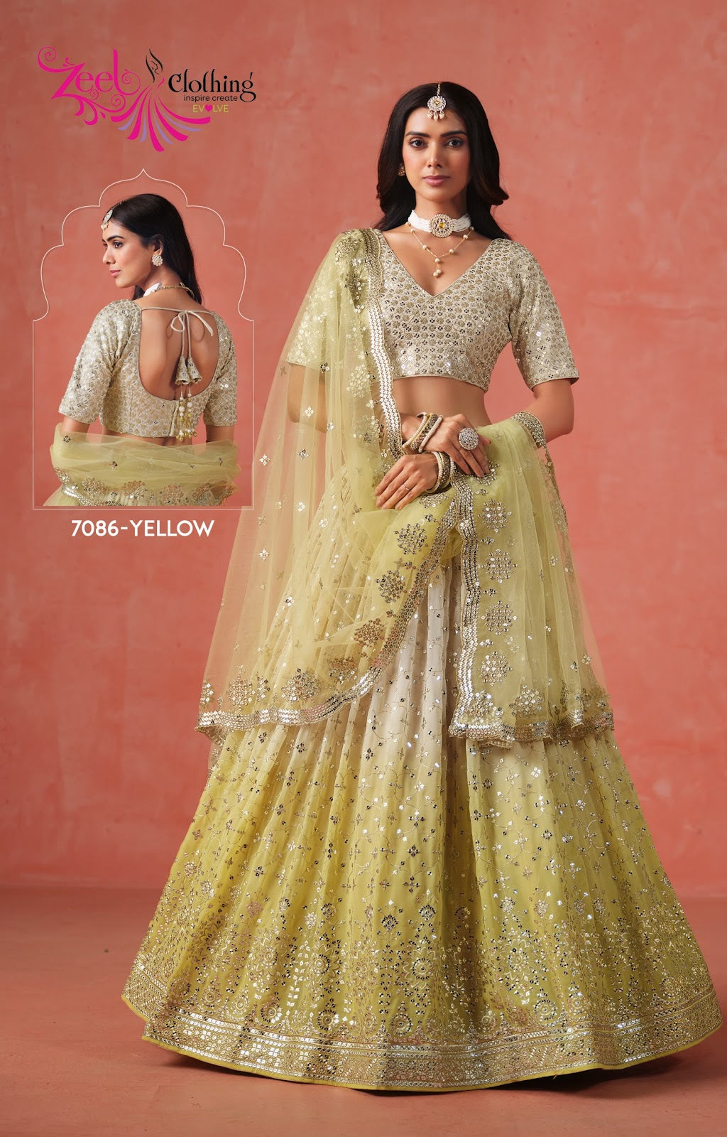 Elegance Zeel Georgette Lehenga Choli Wholesale