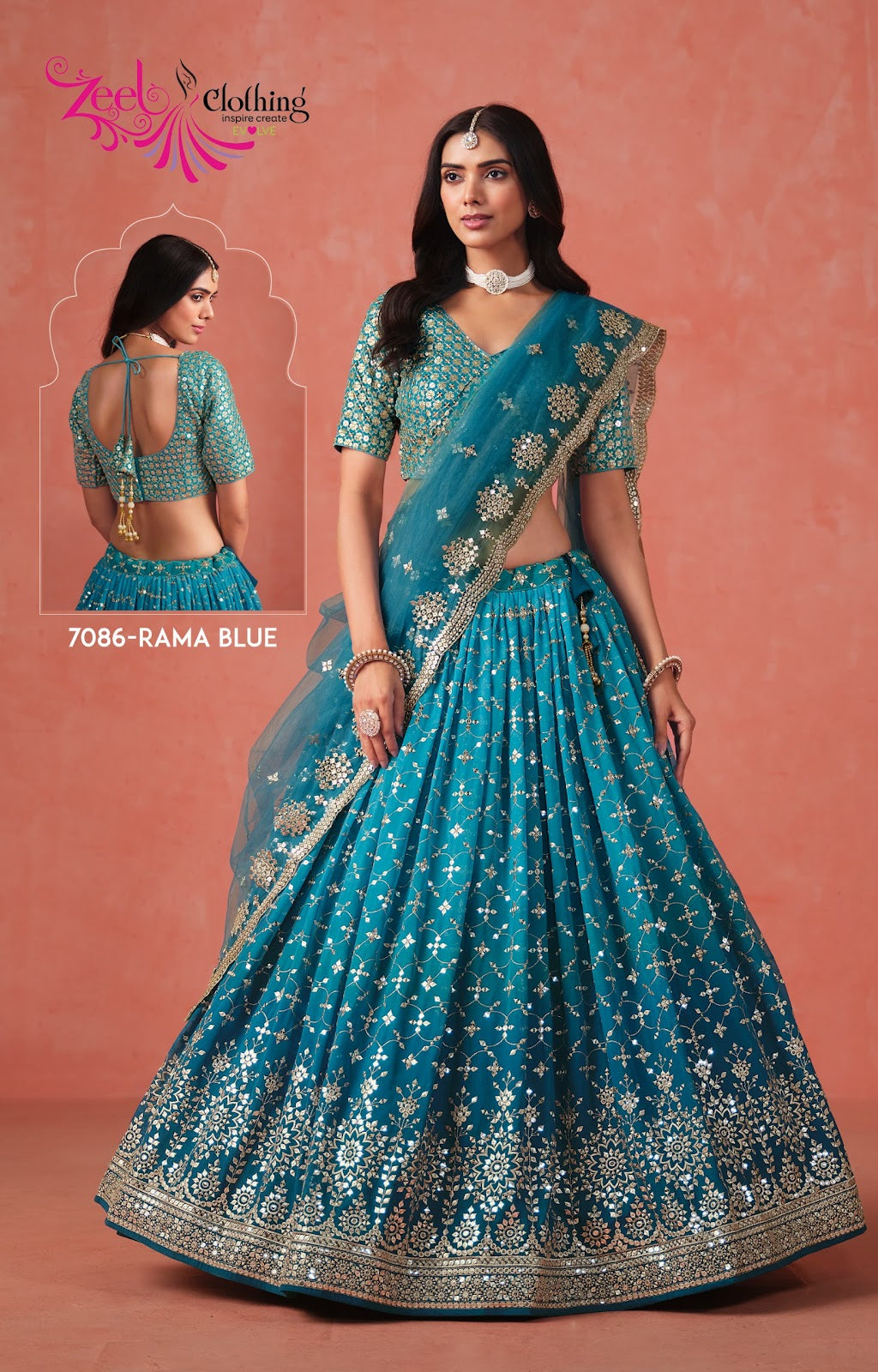Elegance Zeel Georgette Lehenga Choli Wholesale