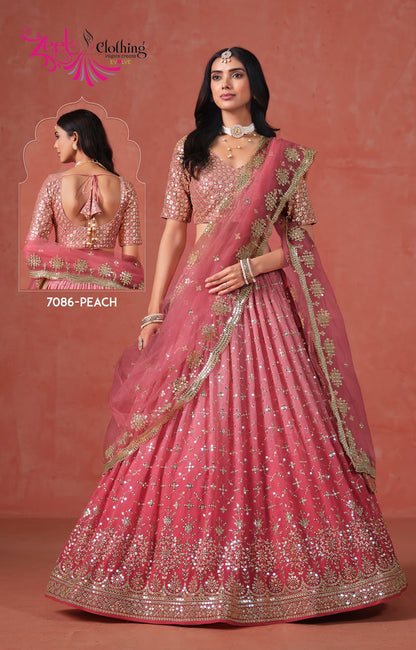 Elegance Zeel Georgette Lehenga Choli Wholesale
