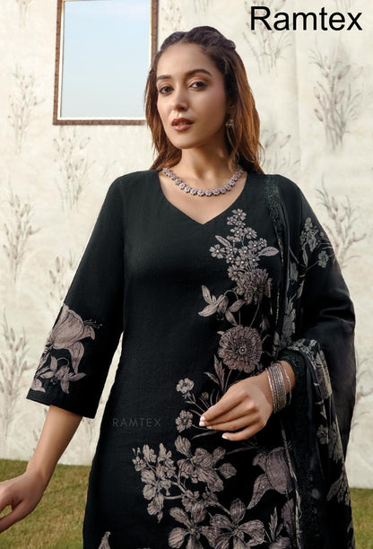 Elemantary Florals Ramtex Salwar Suits Supplier