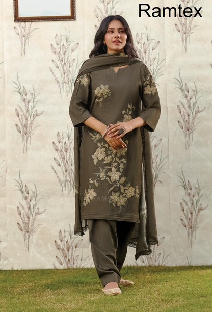 Elemantary Florals Ramtex Salwar Suits Supplier