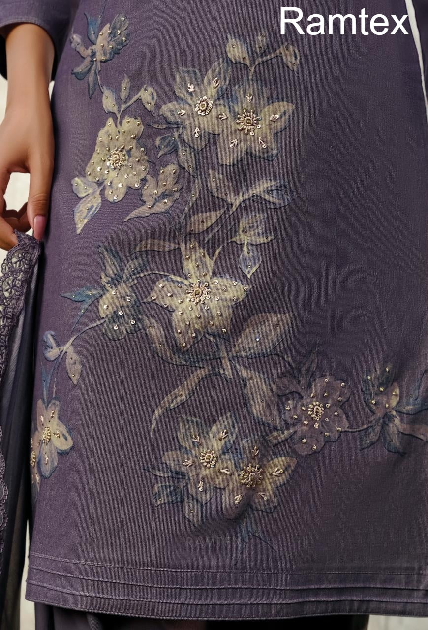 Elemantary Florals Ramtex Salwar Suits Supplier