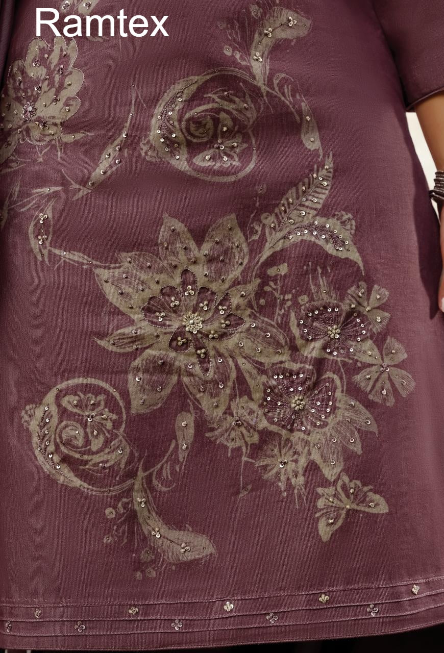 Elemantary Florals Ramtex Salwar Suits Supplier