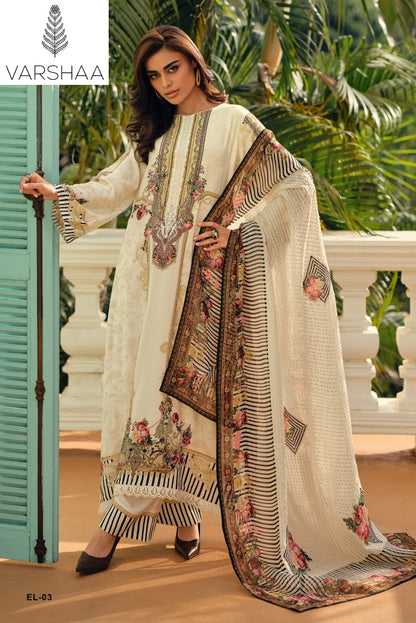 Elena 11 Varshaa Viscose Muslin Pakistani Salwar Suits Wholesale