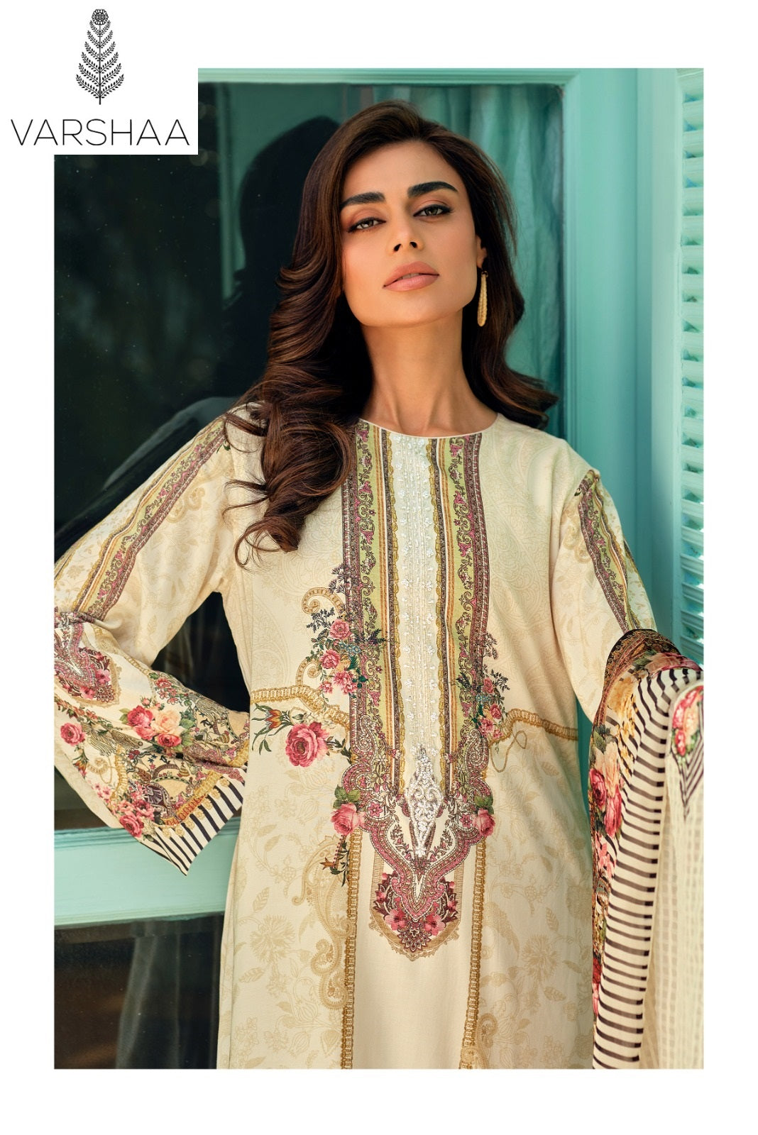 Elena 11 Varshaa Viscose Muslin Pakistani Salwar Suits Wholesale