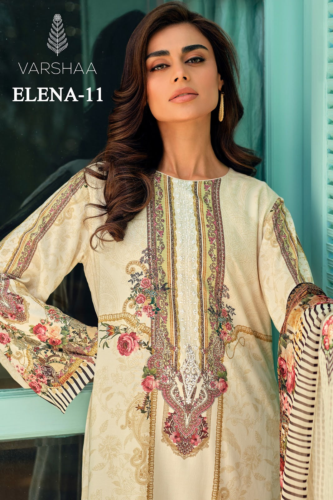 Elena 11 Varshaa Viscose Muslin Pakistani Salwar Suits Wholesale