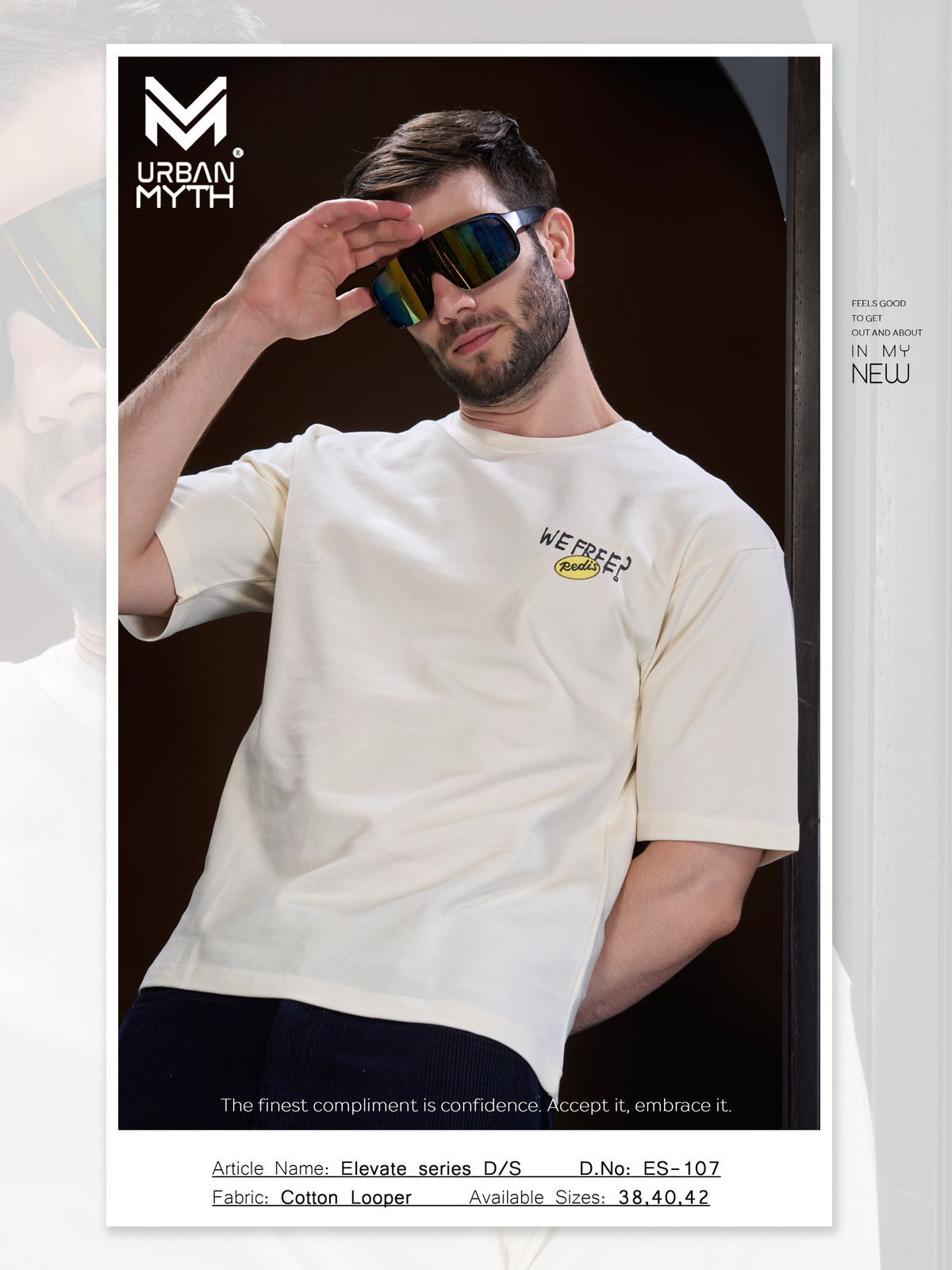 Elevate Series 1006 Urban Myth Looper Mens Tshirts Supplier Gujarat