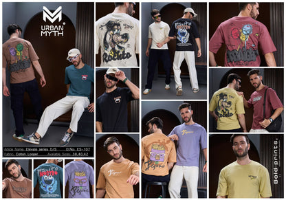 Elevate Series 1006 Urban Myth Looper Mens Tshirts Supplier Gujarat