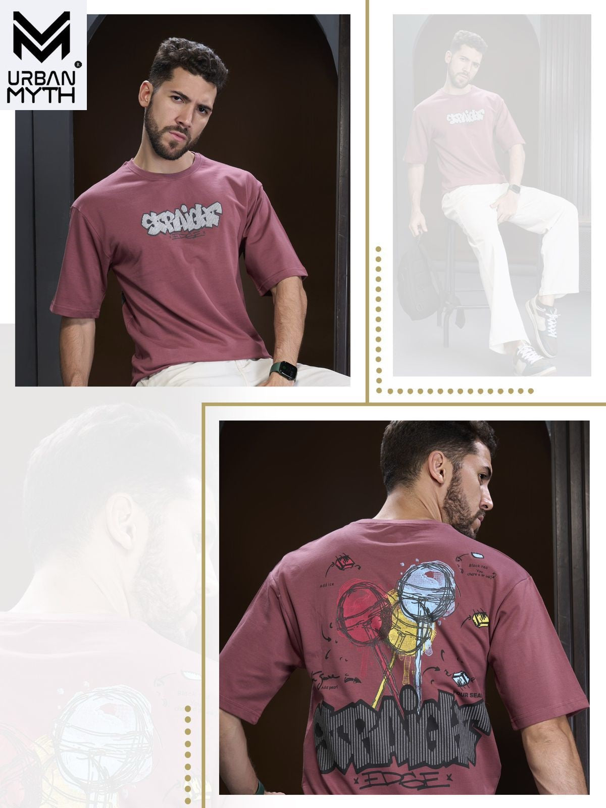 Elevate Series 1006 Urban Myth Looper Mens Tshirts Supplier Gujarat