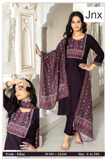 Elina Jnx Berlin Readymade Pant Style Suits Wholesaler Ahmedabad