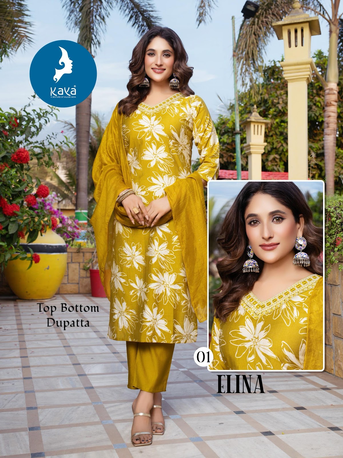 Elina Kaya Vertical Readymade Suits Supplier Gujarat