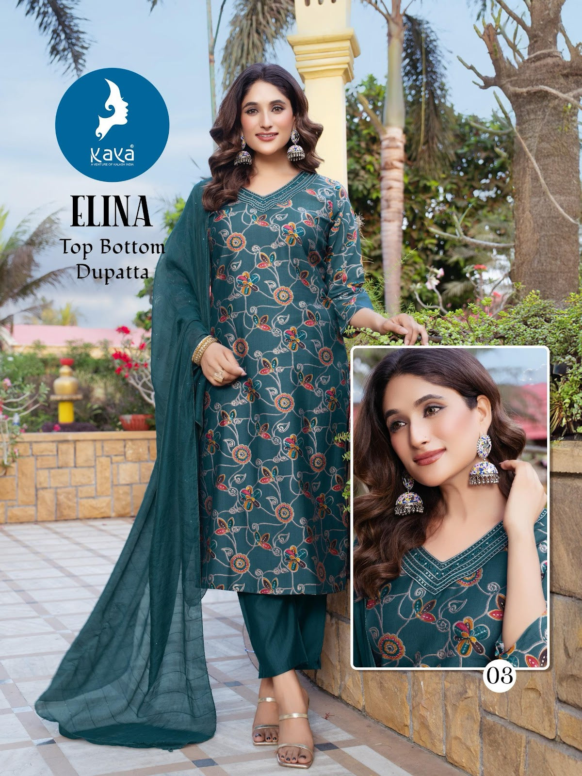 Elina Kaya Vertical Readymade Suits Supplier Gujarat