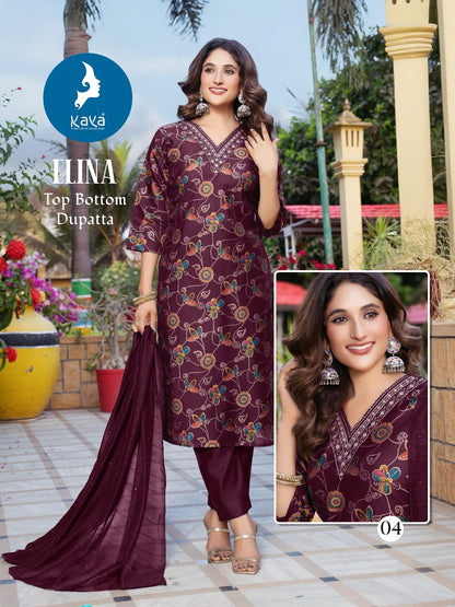 Elina Kaya Vertical Readymade Suits Supplier Gujarat