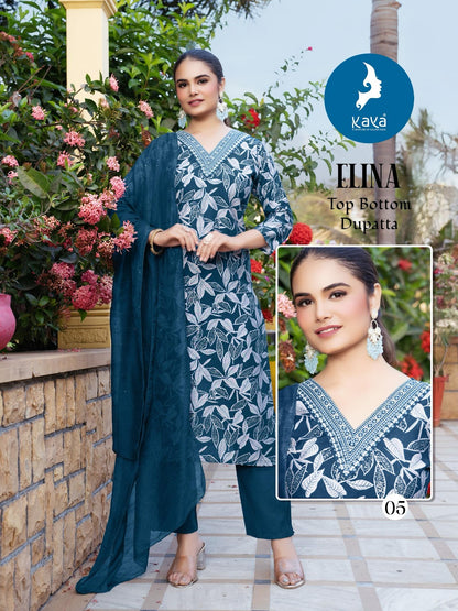 Elina Kaya Vertical Readymade Suits Supplier Gujarat