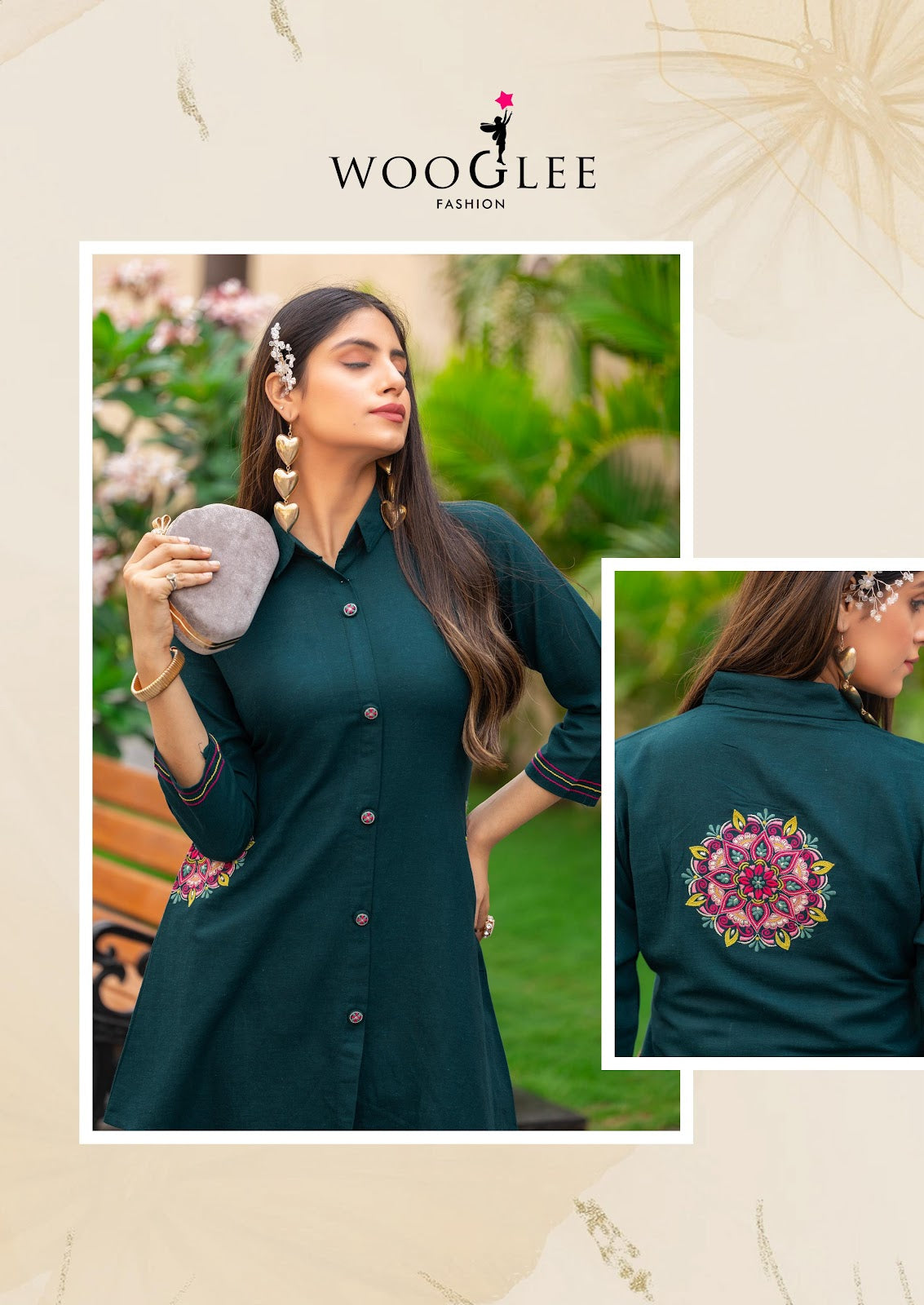Elina Wooglee Slub Co Ord Set Supplier Ahmedabad