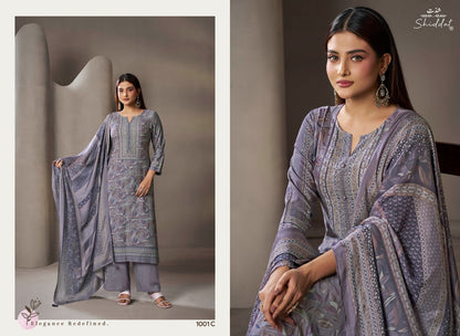 Eliora 1001 Shiddat Muslin Pant Style Suits Manufacturer