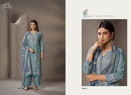 Eliora 1001 Shiddat Muslin Pant Style Suits Manufacturer