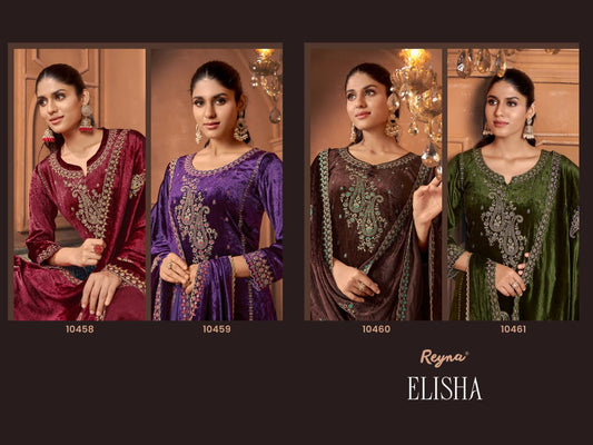 Elisha Reyna Reyna Velvet Suits Wholesale Price