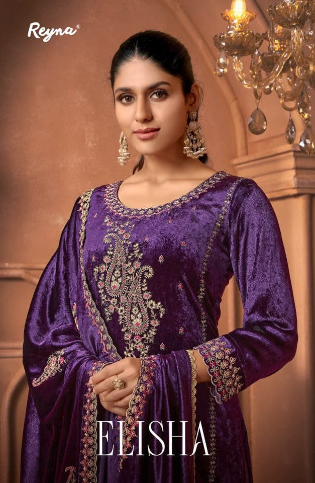 Elisha Reyna Reyna Velvet Suits Wholesale Price