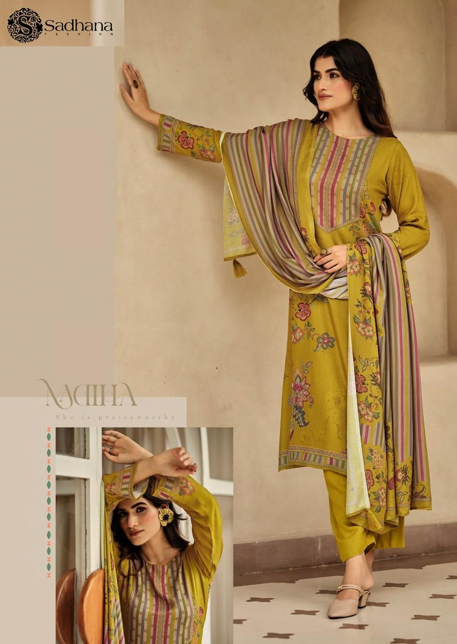 Elisha Sadhana Pashmina Suits Supplier India