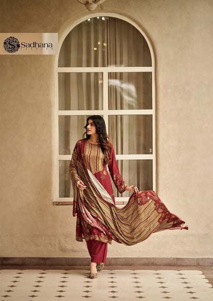 Elisha Sadhana Pashmina Suits Supplier India