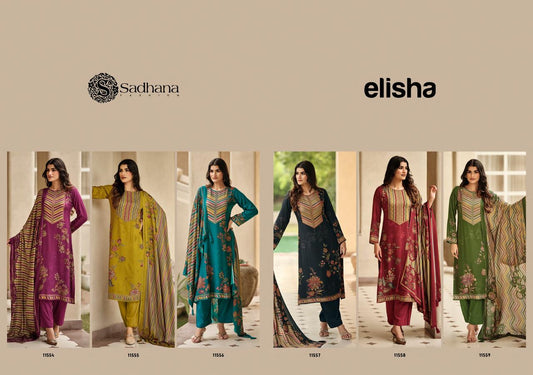 Elisha Sadhana Pashmina Suits Supplier India