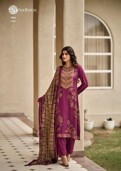 Elisha Sadhana Pashmina Suits Supplier India