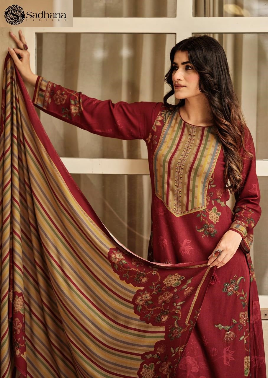 Elisha Sadhana Pashmina Suits Supplier India