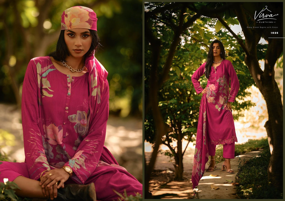 Elisha Virva Viscose Pashmina Suits Manufacturer Ahmedabad