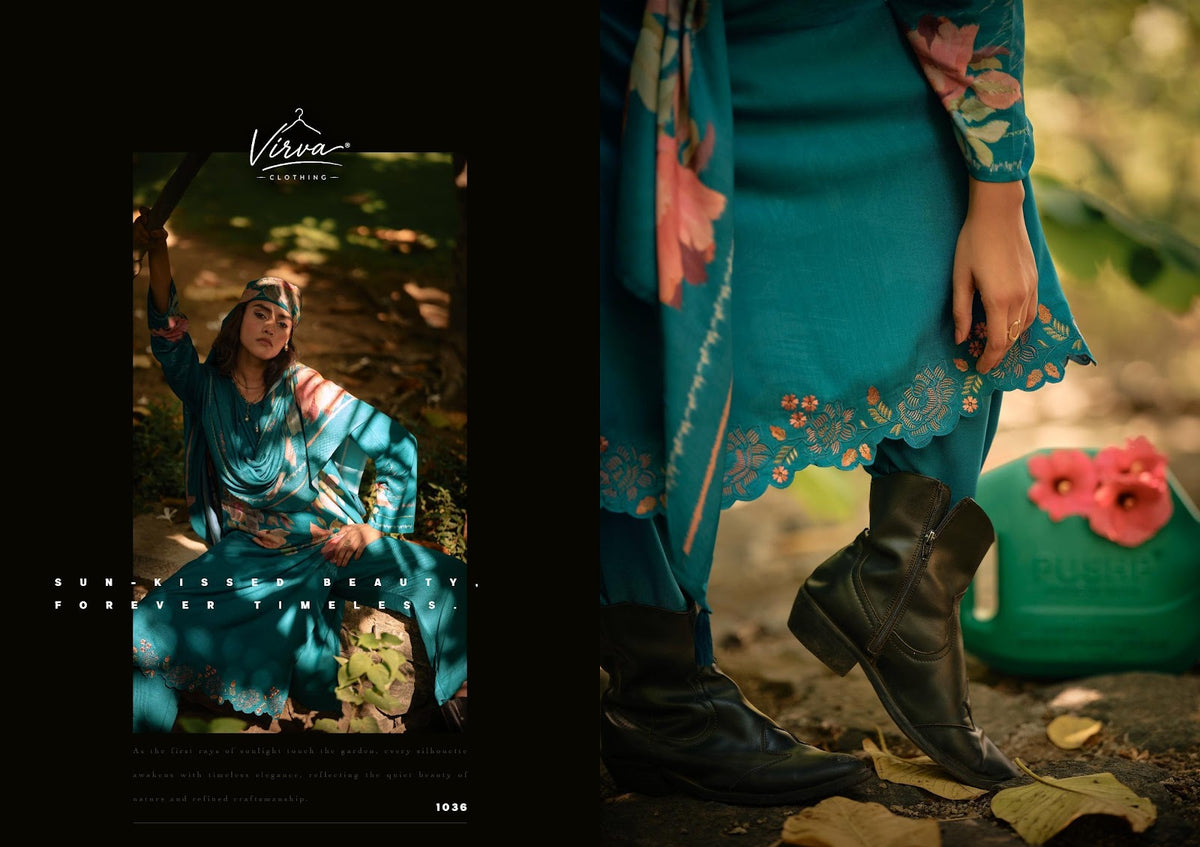 Elisha Virva Viscose Pashmina Suits Manufacturer Ahmedabad