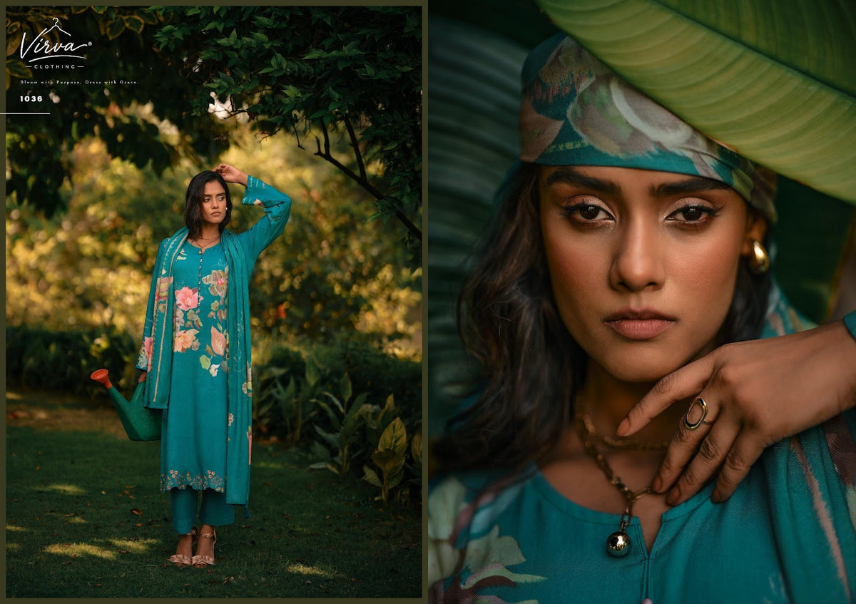 Elisha Virva Viscose Pashmina Suits Manufacturer Ahmedabad