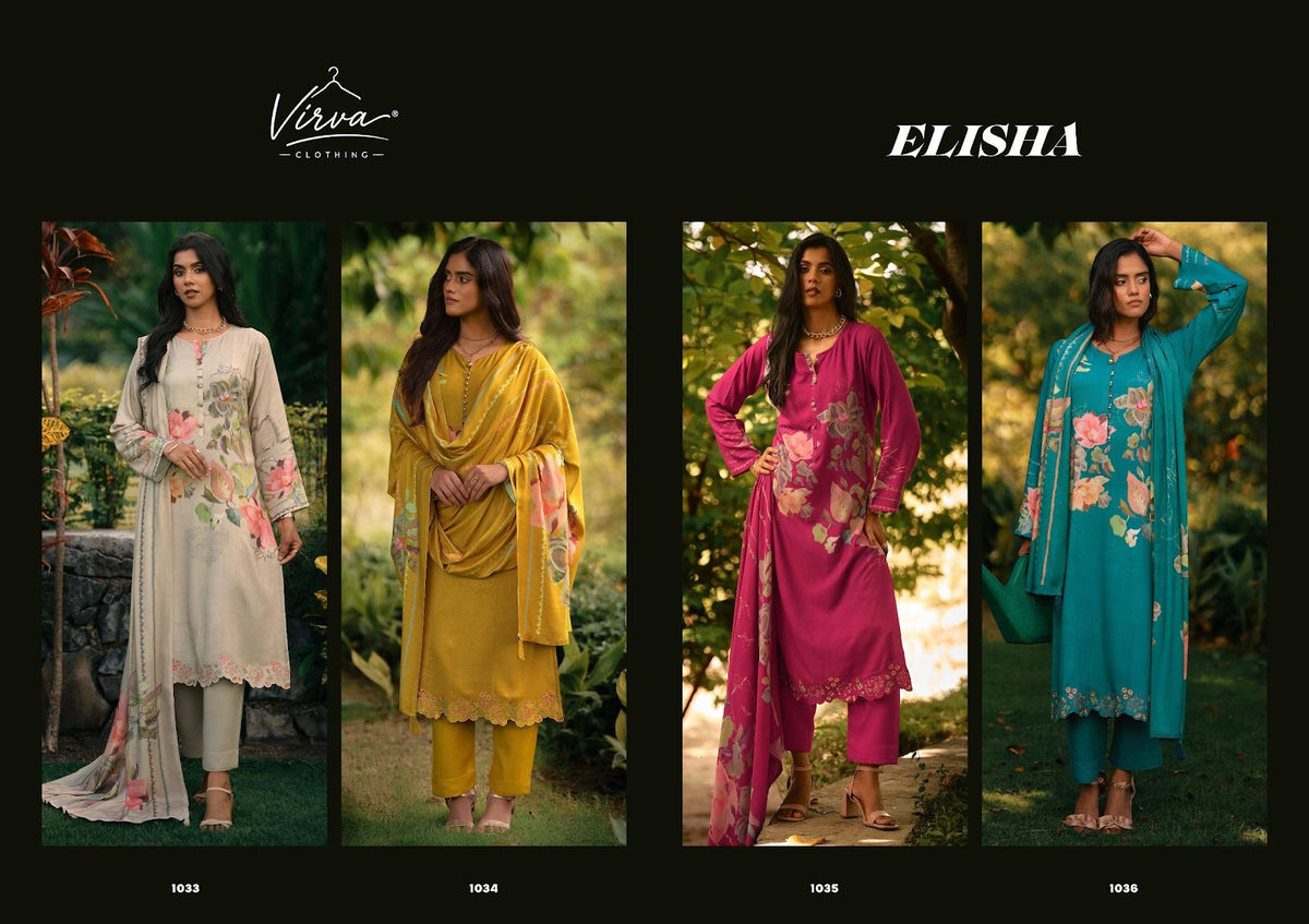 Elisha Virva Viscose Pashmina Suits Manufacturer Ahmedabad