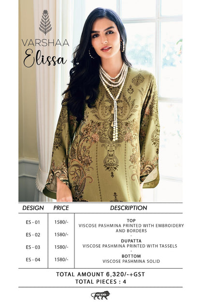 Elissa Varshaa Pashmina Suits Supplier Gujarat