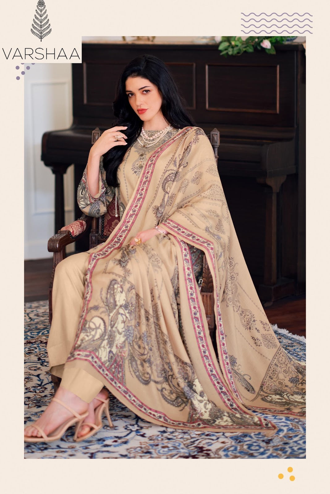 Elissa Varshaa Pashmina Suits Supplier Gujarat